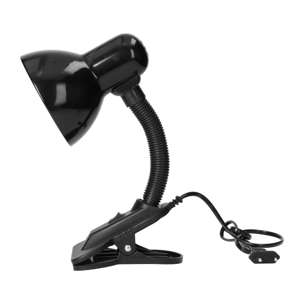 LATSA, desk lamp with a clip, 10W, E27, steel + plastic, black LATSA, desk lamp with a clip, 10W, E27, steel + plastic, black
